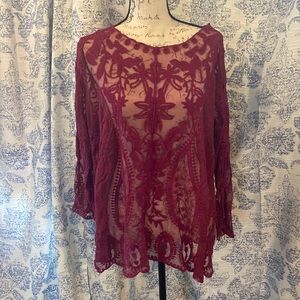 Lane Bryant lace shirt